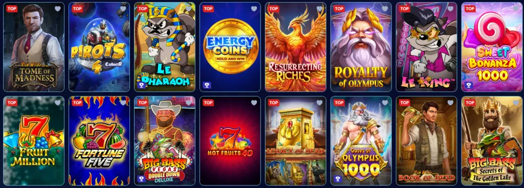 Top Games and Features